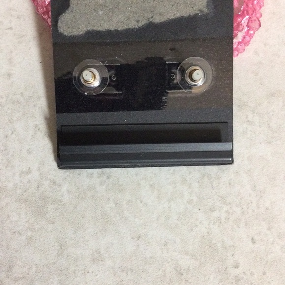 NWT Free Press gold post with medium pink swirl bead earrings - Picture 7 of 8